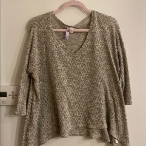 V-Neck Flowy Sweater